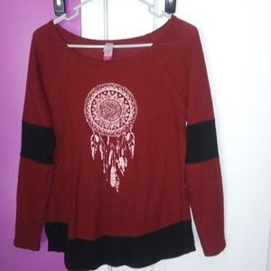 Long Sleeve Dream Catcher Blouse